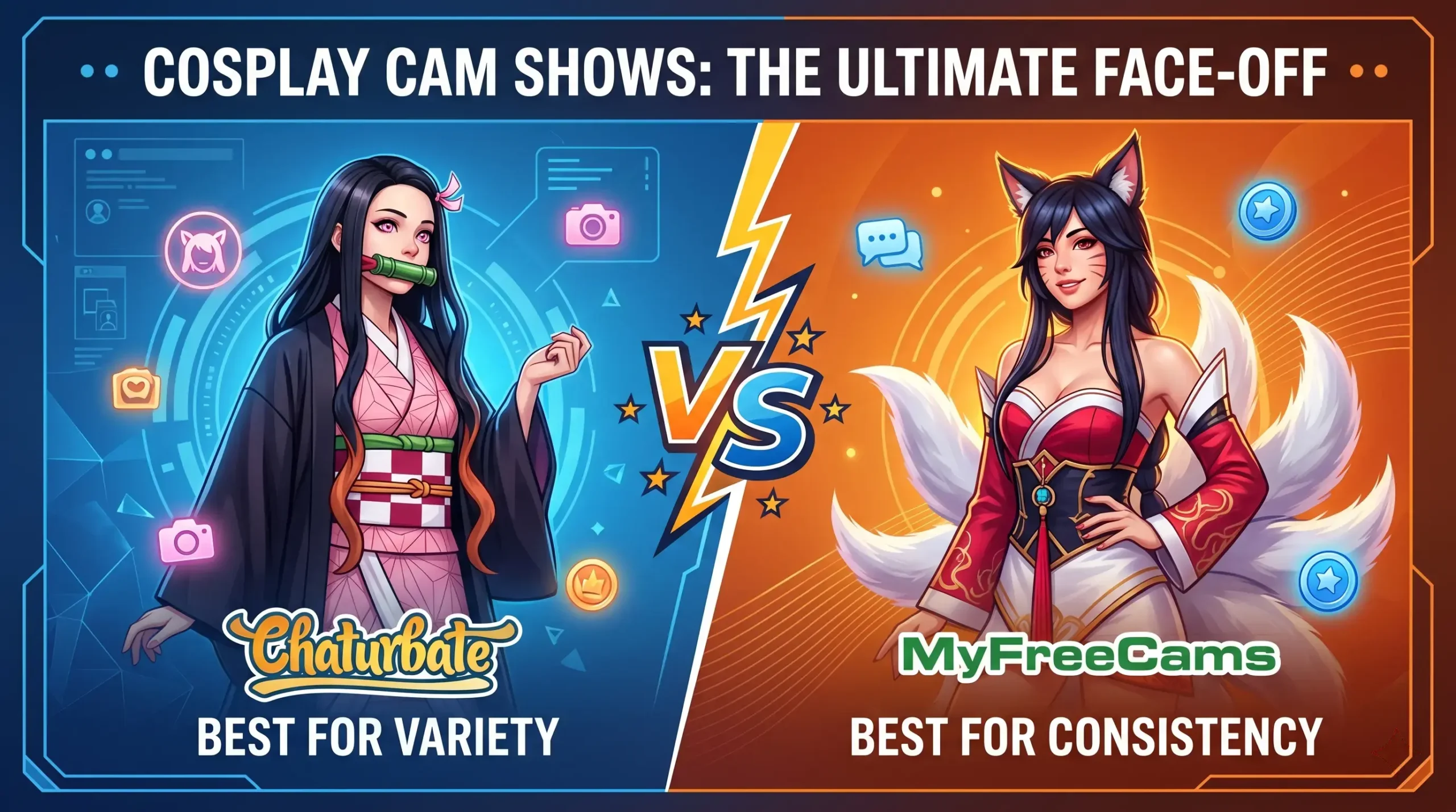 MyFreeCams vs Chaturbate for Cosplay Fans: Which Is Better?