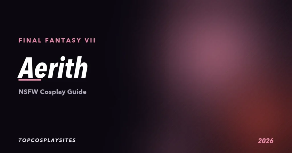 Aerith NSFW cosplay guide - Final Fantasy VII - TopCosplaySites