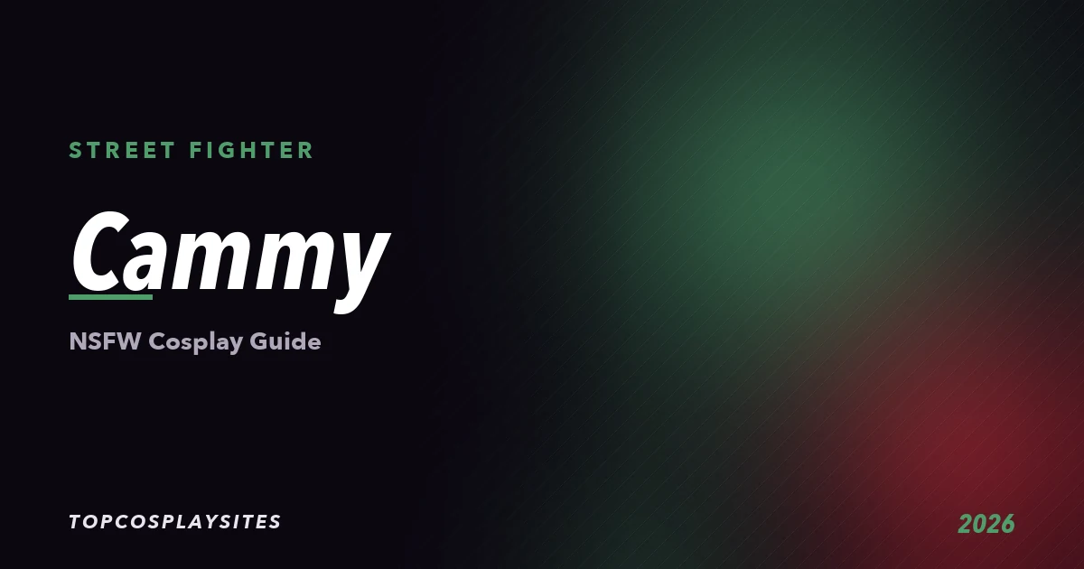Cammy NSFW cosplay guide - Street Fighter - TopCosplaySites