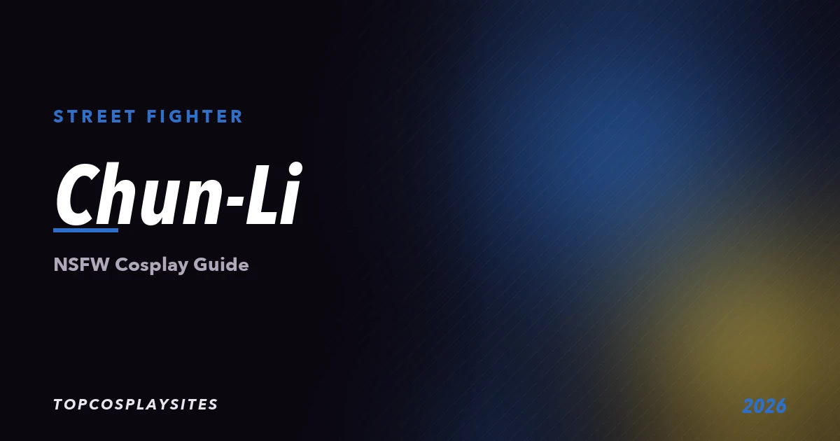 Chun-Li NSFW cosplay guide - Street Fighter - TopCosplaySites