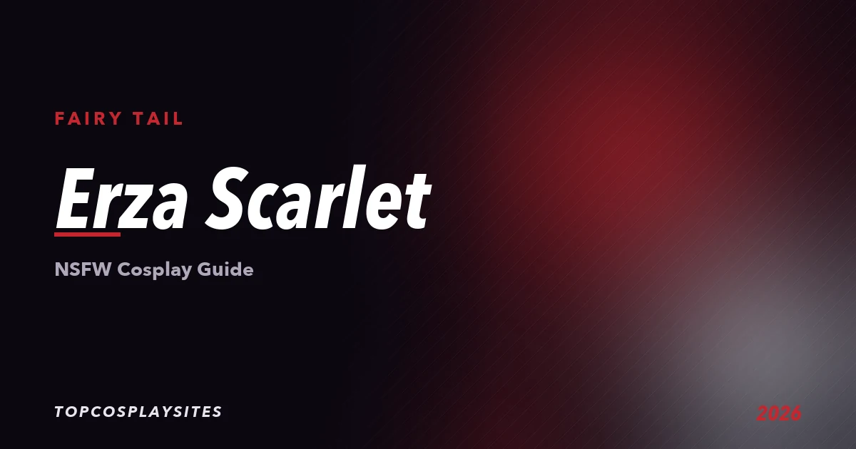 Erza Scarlet NSFW cosplay guide - Fairy Tail - TopCosplaySites
