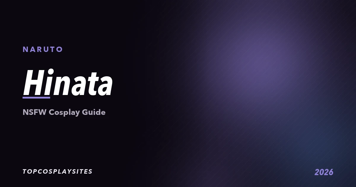 Hinata NSFW cosplay guide - Naruto - TopCosplaySites