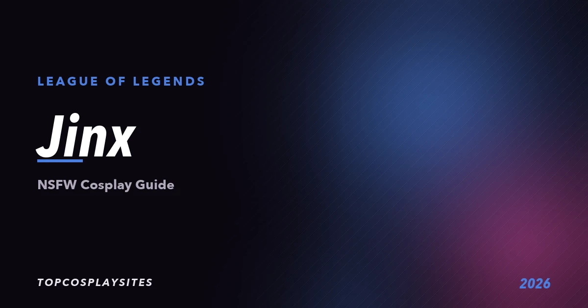 Jinx NSFW cosplay guide - League of Legends - TopCosplaySites
