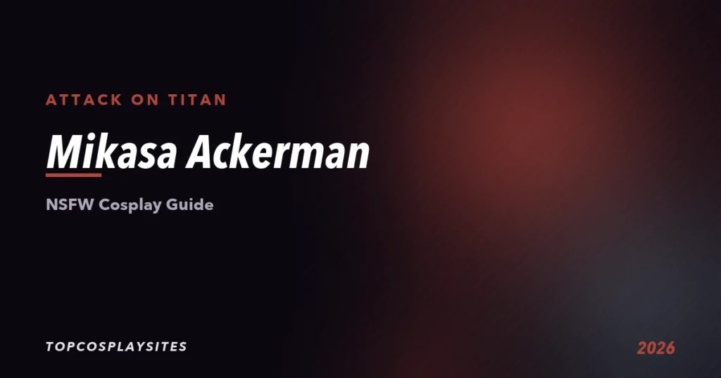 Mikasa Ackerman NSFW cosplay guide - Attack on Titan - TopCosplaySites