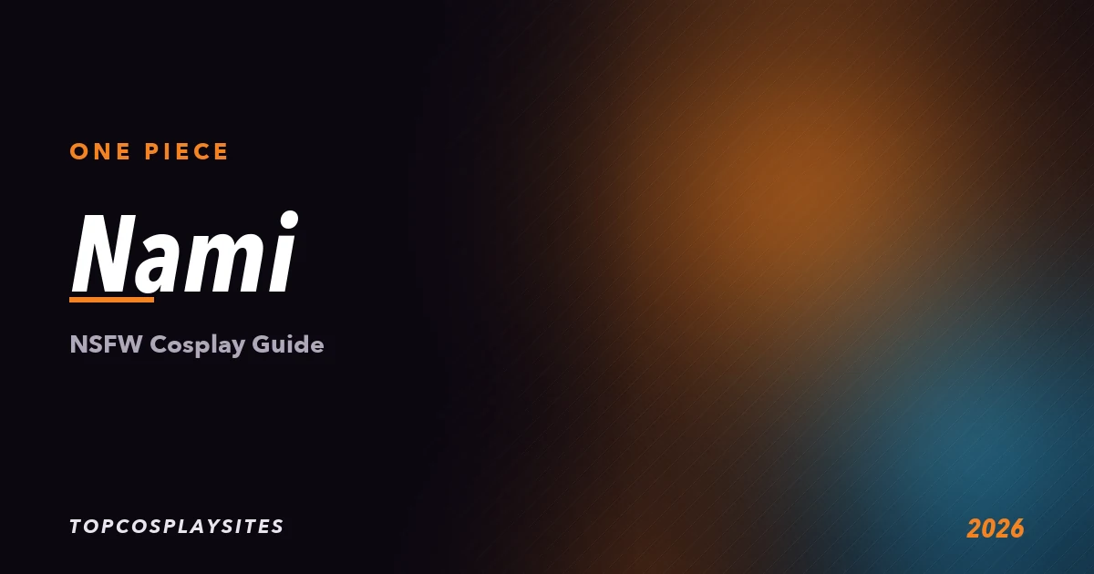 Nami NSFW cosplay guide - One Piece - TopCosplaySites