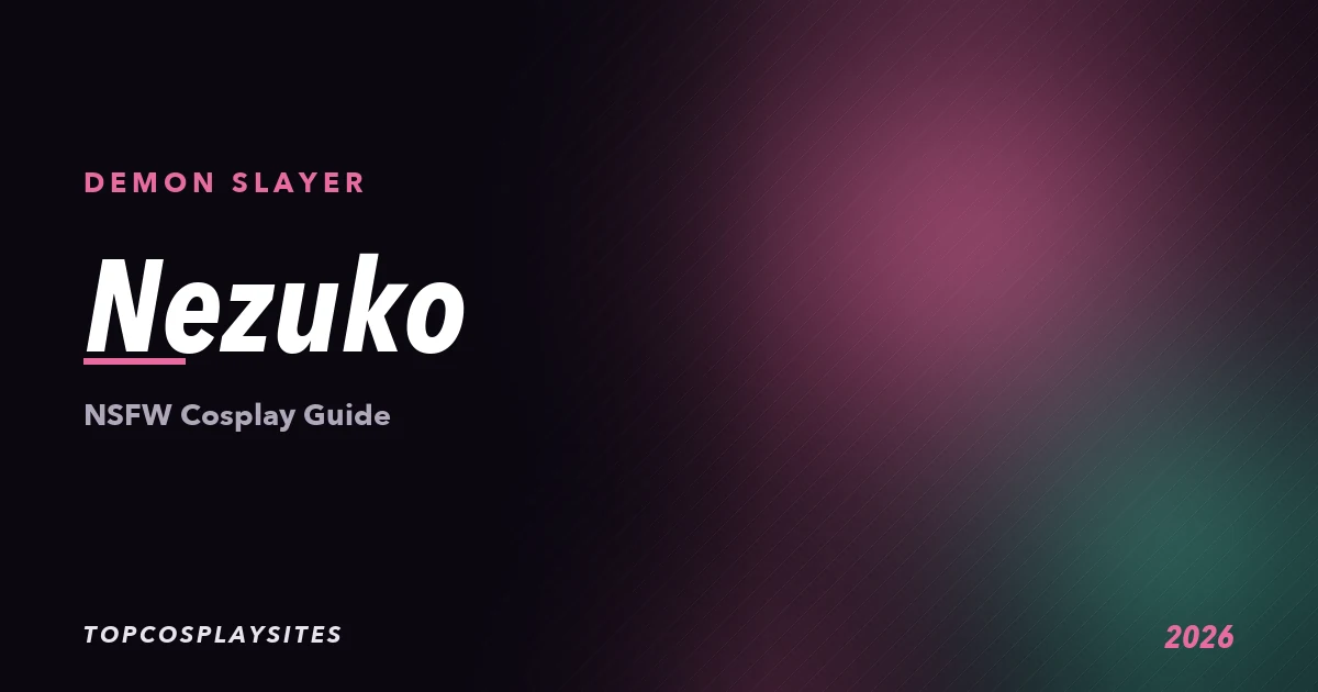 Nezuko NSFW cosplay guide - Demon Slayer - TopCosplaySites