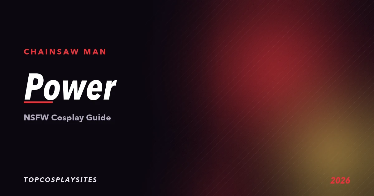 Power NSFW cosplay guide - Chainsaw Man - TopCosplaySites