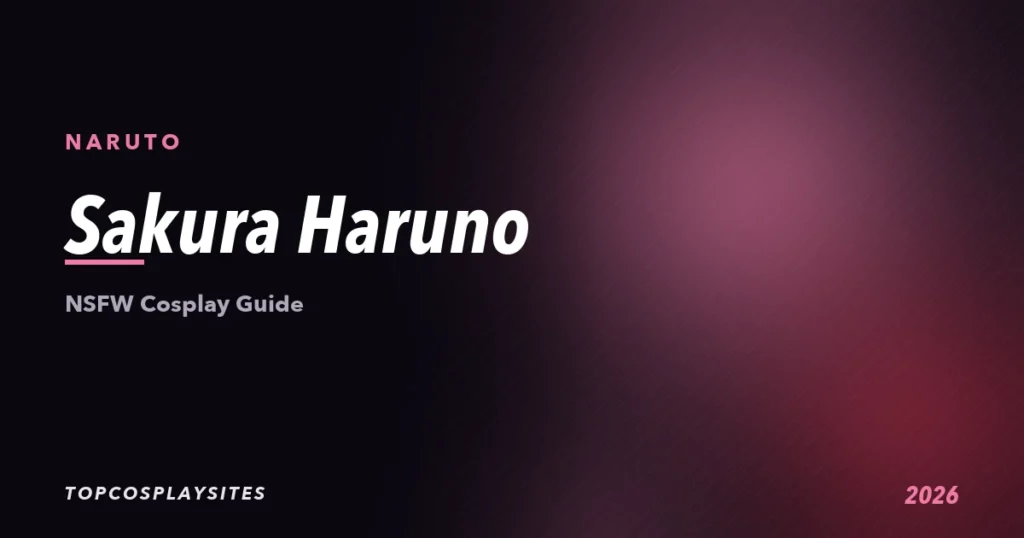 Sakura Haruno NSFW cosplay guide - Naruto - TopCosplaySites