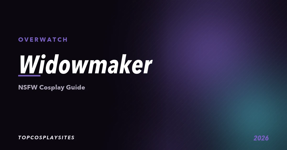 Widowmaker NSFW cosplay guide - Overwatch - TopCosplaySites