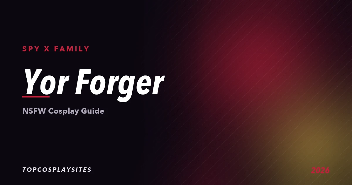 Yor Forger NSFW cosplay guide - Spy x Family - TopCosplaySites