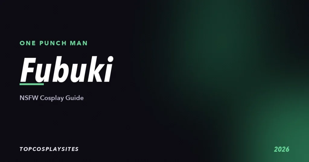 Fubuki Cosplay: NSFW One Punch Man Guide