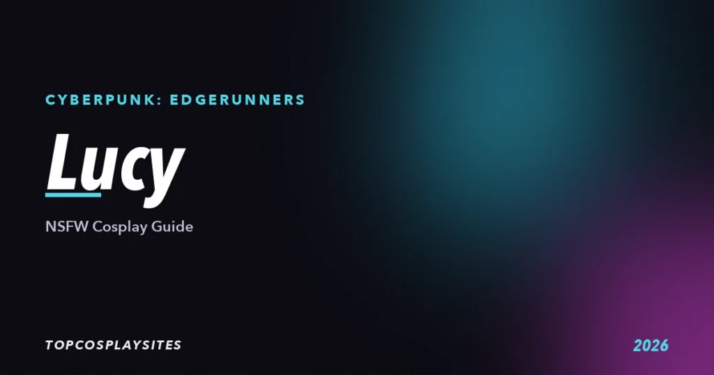Lucy Cosplay: NSFW Cyberpunk Edgerunners Guide