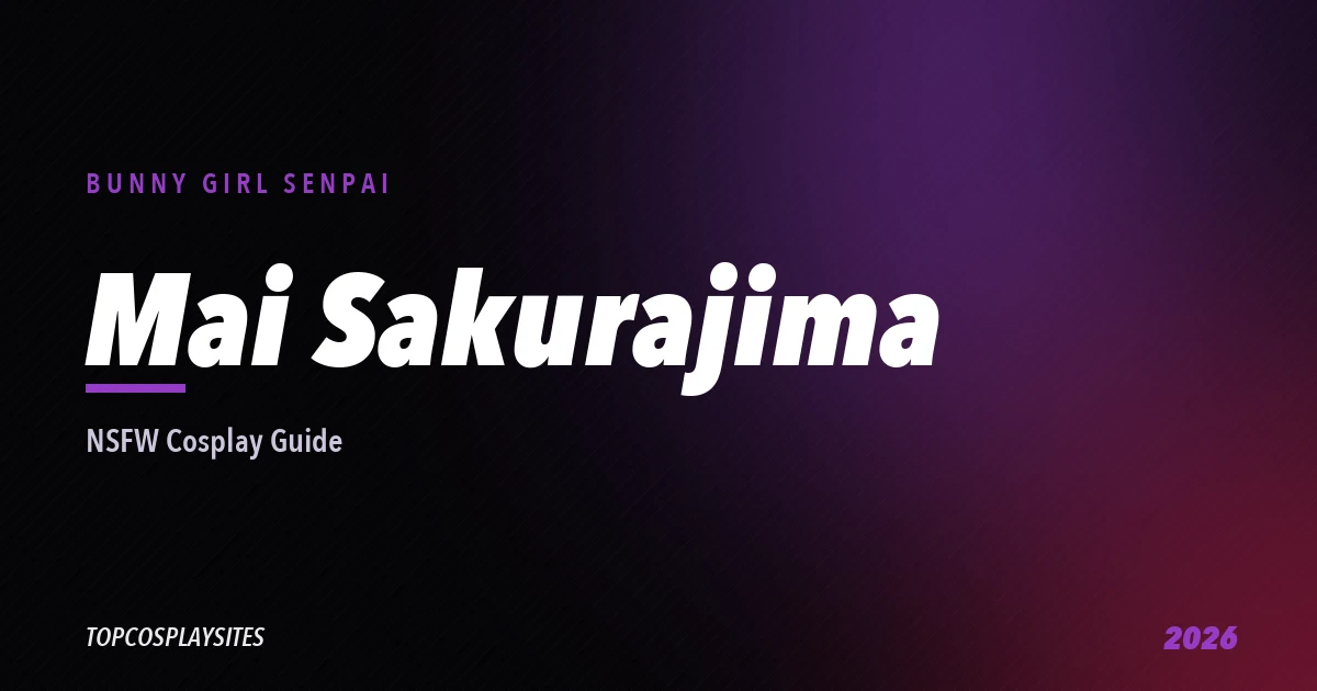 Mai Sakurajima cosplay guide - TopCosplaySites